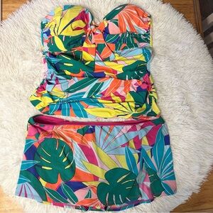 Bleu Rod Beattie Multicolor Tropical Swimwear